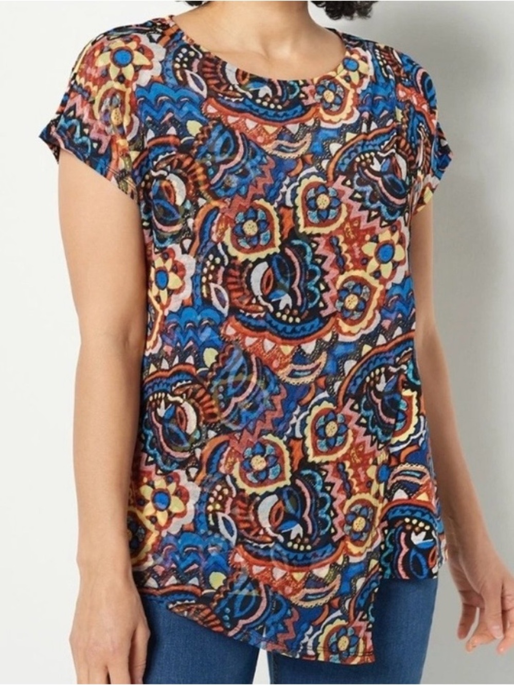 Attitudes by Renee Sz L Global Illusions Combo w/Sheer Front Overlay